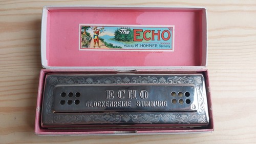 Vintage hohner echo harp - hohner, 55/80